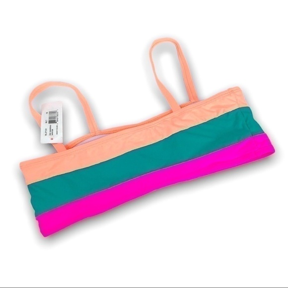 NWT - Beach Lingo - Color-block Bandeau - Picture 2 of 6